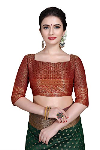 FF-X3LHYBBE-Banarasi Silk Saree With Un-stitched Blouse