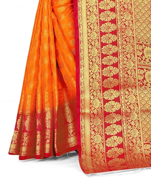 FF-MSYW1MW8-Jacquard Cotton Silk Saree With Blouse