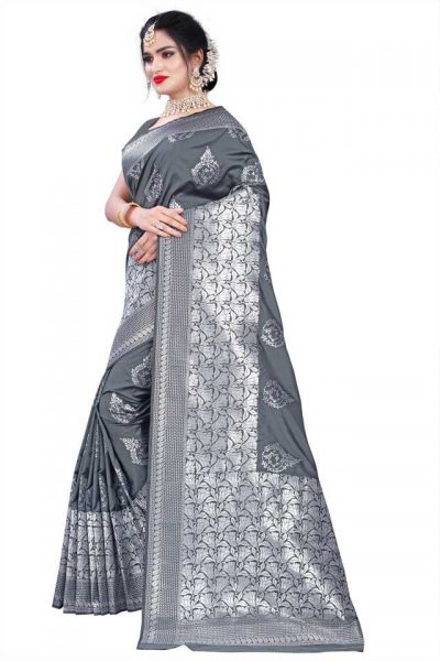 FF-OWEBTYGF-Woven Kanjivaram Pure Silk Art Silk Saree