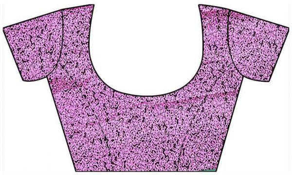 FF-QPVBHE2R-Printed Daily Wear Crepe Saree (Pink)