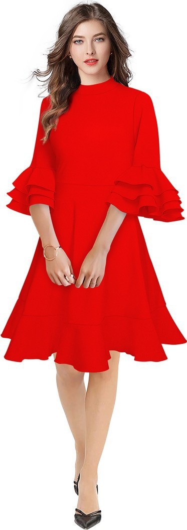 FF-9VSQ8MKT-Women Bodycon Red Dress